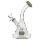 Glass W.P. with Curved Neck 7.0" - Dark Green