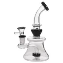 Glass W.P. with Curved Neck 6.5" - Black