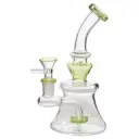 Glass W.P. with Curved Neck 6.5" - Green
