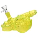 Glass W.P. Cannon-shaped 4.0" x 6.0" - Light Green