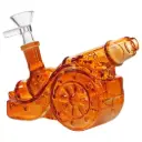 Glass W.P. Cannon-shaped 4.0" x 6.0" - Orange