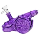 Glass W.P. Cannon-shaped 4.0" x 6.0" - Purple