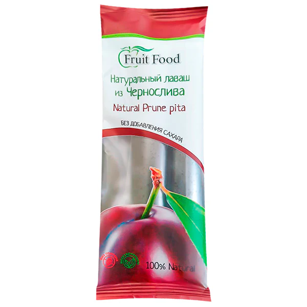 Fruit Pastille 50g lavash - Prunes (12 pcs per Pack)
