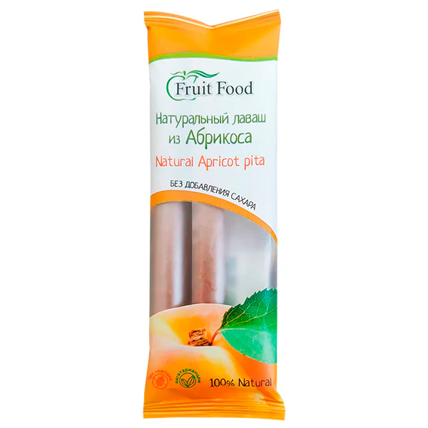Fruit Pastille 50g lavash - Apricot (12 pcs per Pack)