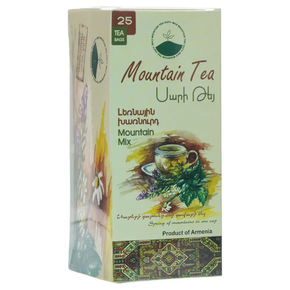 Mountain Tea 50g 25 tea bags - Mountain Mix (6 pcs per Pack)