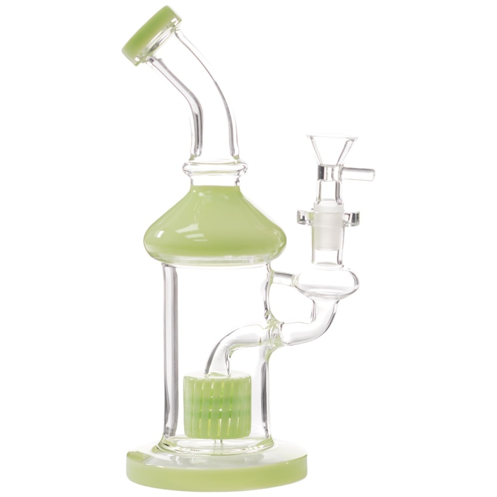 Unbranded Glass Fancy (7028) 8.5" Green
