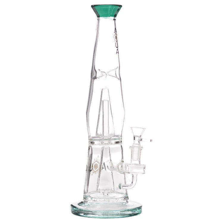 Aqua Glass Steamless Lava Lamp (8925) 13.5" Teal