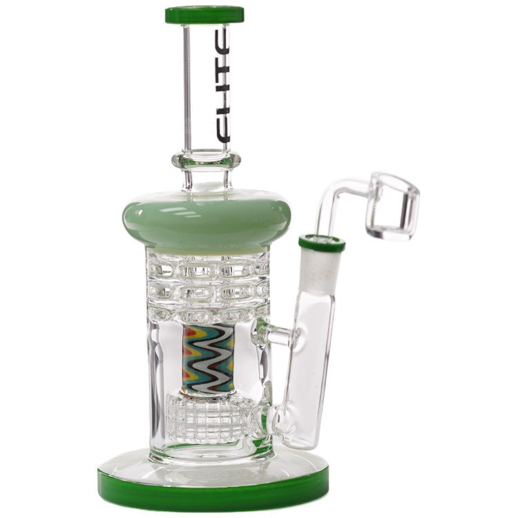 Elite Glass Glass Shower (8935) 8.5" Green