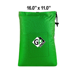 Glass Pillow Bags & Pouches Pouch-16 Wide 16.0" Green