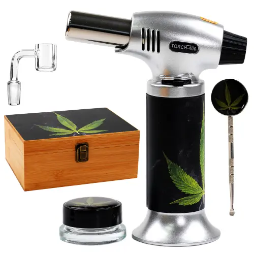 Unbranded Container & Touch Combo Set - Included Touch, Jar, Banger, Metal (4049)