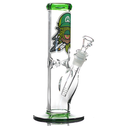 Unbranded Glass STR Assorted Design Stickers (6005) 9.5"-Green