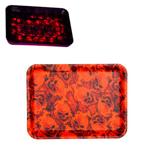 Unbranded RYO Accessories Glow Rolling Tray With Led Light 8.5" x 11.0"-Design: 6