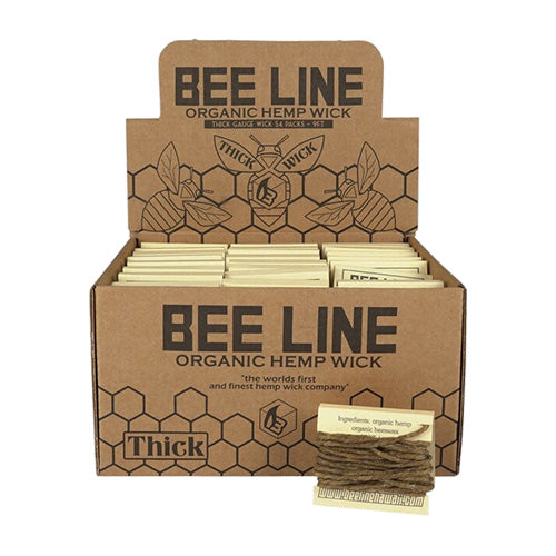 BEE LINE Hemp Wick Cartons Thick15ct