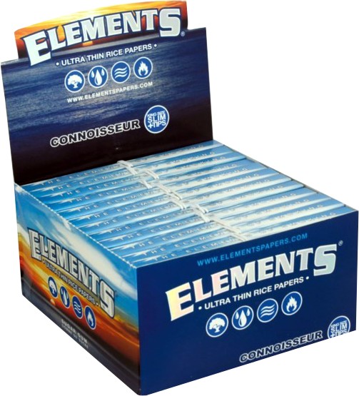 ELEMENTS Connoisseur King Size w/Tip 24ct