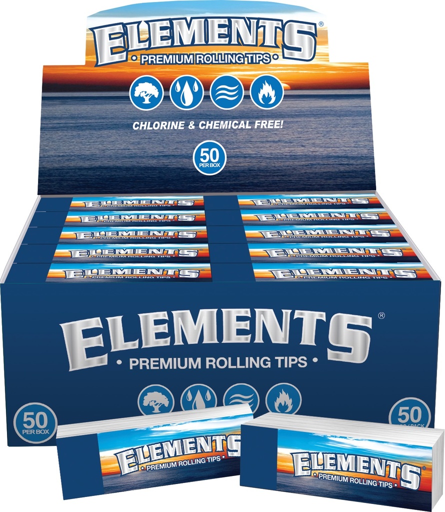 ELEMENTS Tips Non-Perforated 50ct