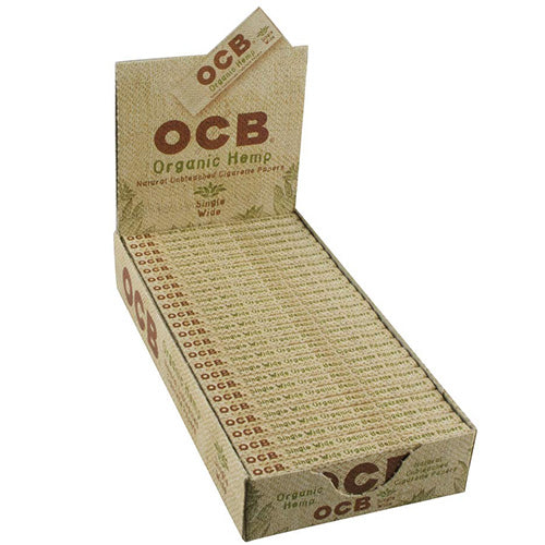 OCB Papers Organic Hemp Single Wide Size 24ct
