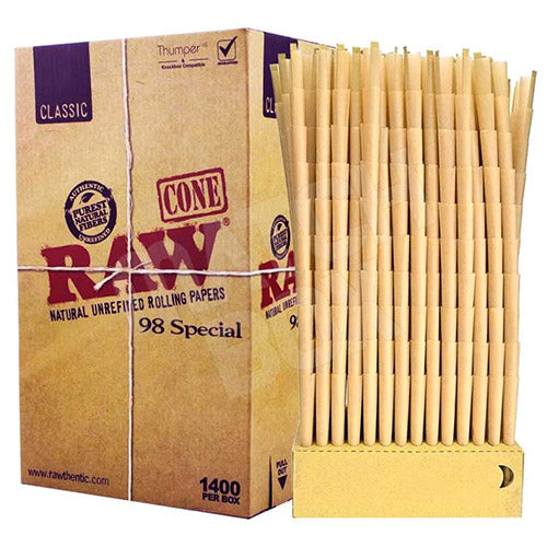 RAW Classic Cones Bulk 98 Special Size 1,400ct