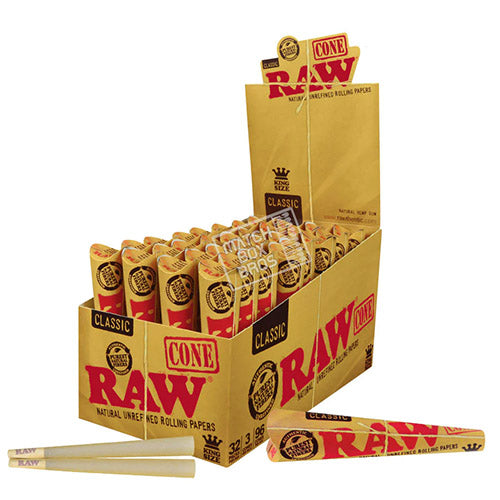 RAW Classic Cones King Size 3/32ct