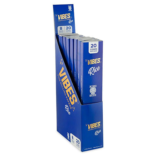 VIBES Cones Rice King Size 20-Pack 8ct