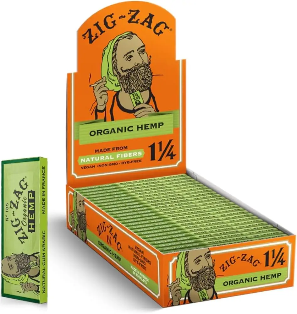 ZIG ZAG Papers Hemp 11/4 Size 24ct