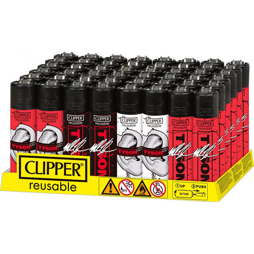 CLIPPER Classic Lighter Mike Tyson #1 "The Ears" 48ct