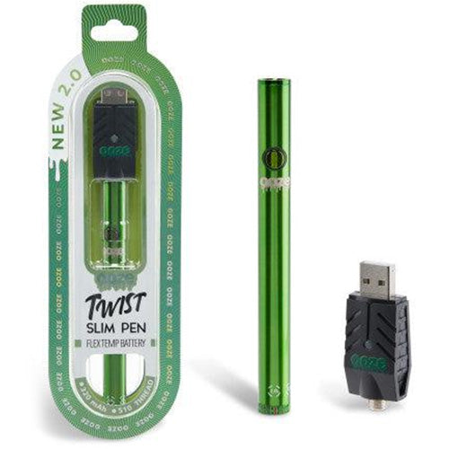 OOZE Twist Slim 2.0 Flex Temp Battery Green 1ct