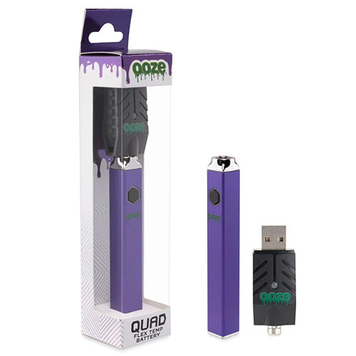OOZE Quad Battery + Smart USB Ultra Purple 1ct