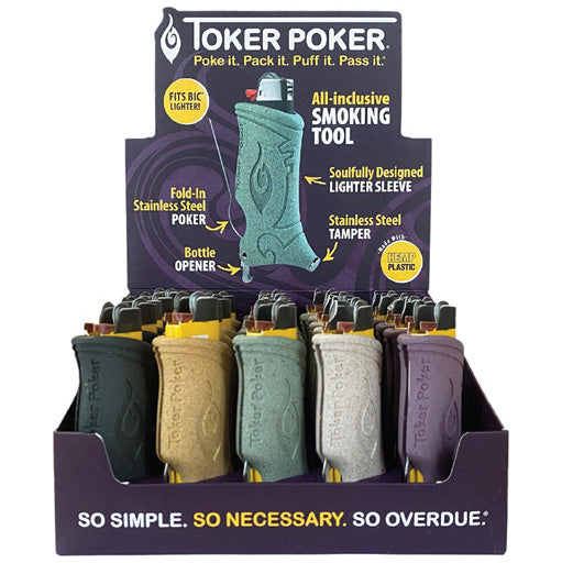TOKER POKER Bic Edition Hemp Display 25ct