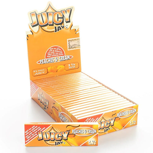 JUICY JAY'S Papers 11/4 Size Peaches & Cream 24ct