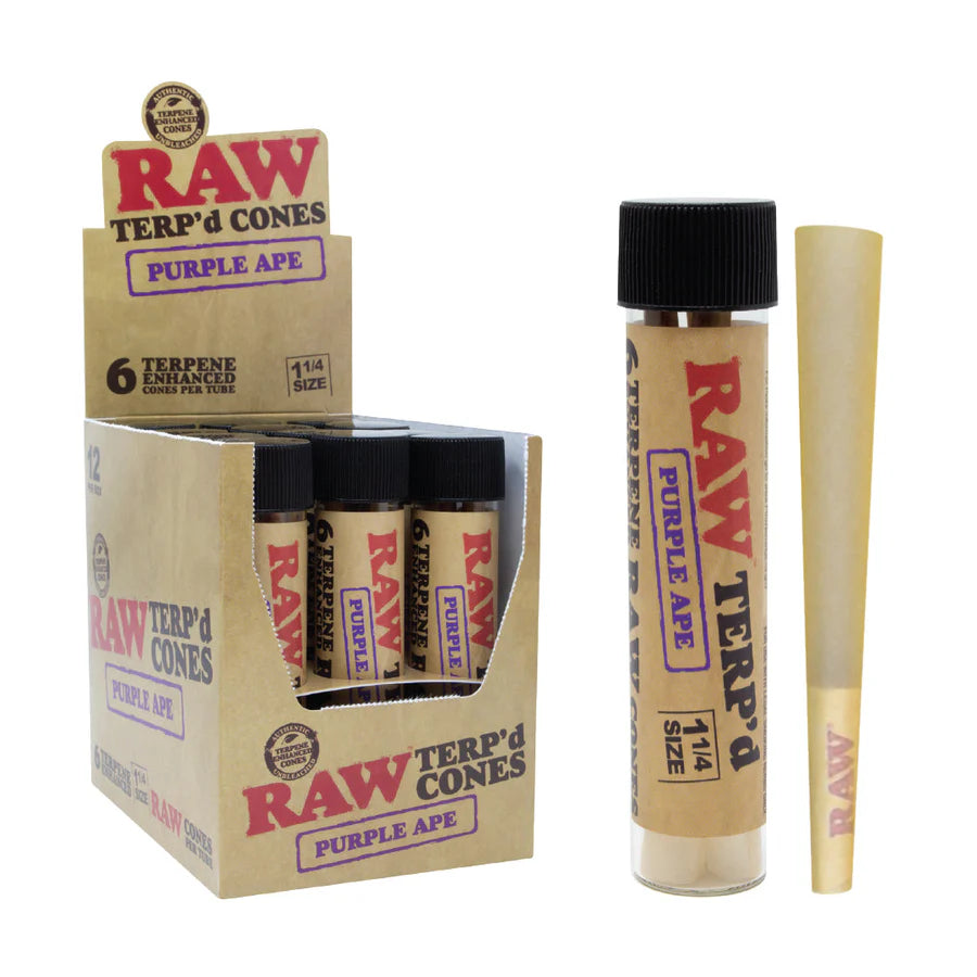 RAW Terp Dipped Cones Purple Ape 6/12ct