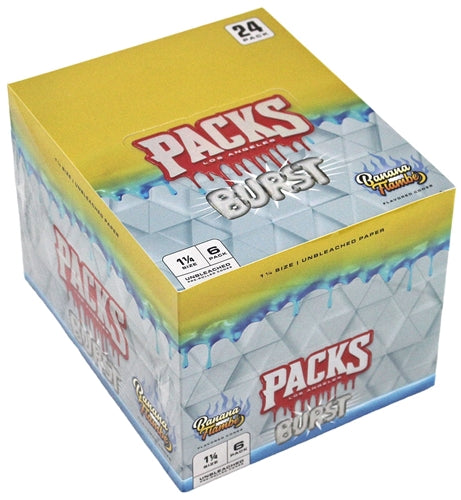 PACKS BURST Unbleached Cones Banana Flambé 11/4 Size 6/24ct