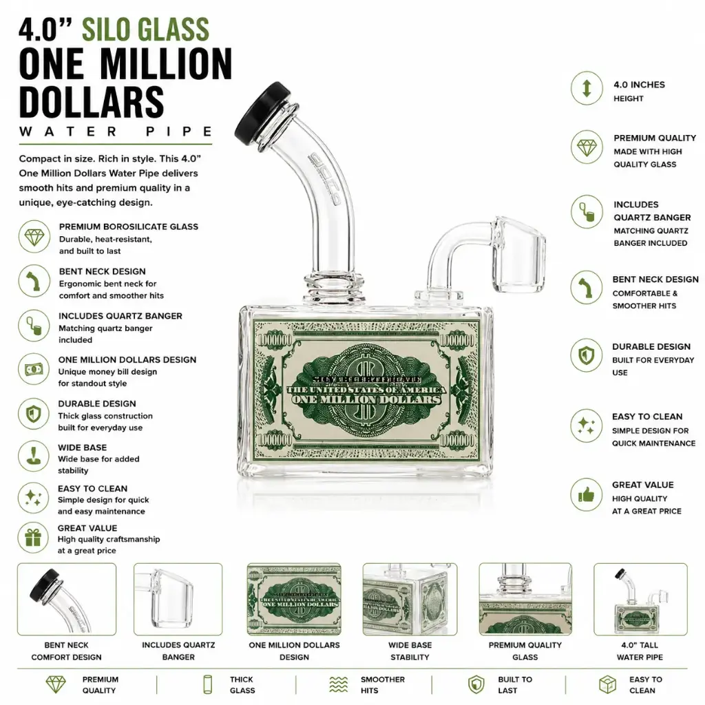 Silo Glass One Million Dollars 4.0"