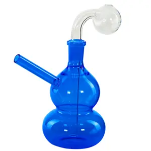 O.B. Water Pipe Double Round 8184 6.0" Blue