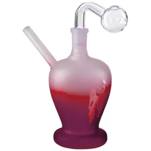O.B. Water Pipe Matte Bob Marley 8185a 6.5" Red