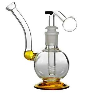 Unbranded O.B. Water Pipes Ball Color Base 1529 6.5" Brown