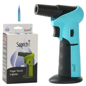 Scorch Torch Lighter Adjustable Torch 45/90 deg angle 6.25" (61662) Blue