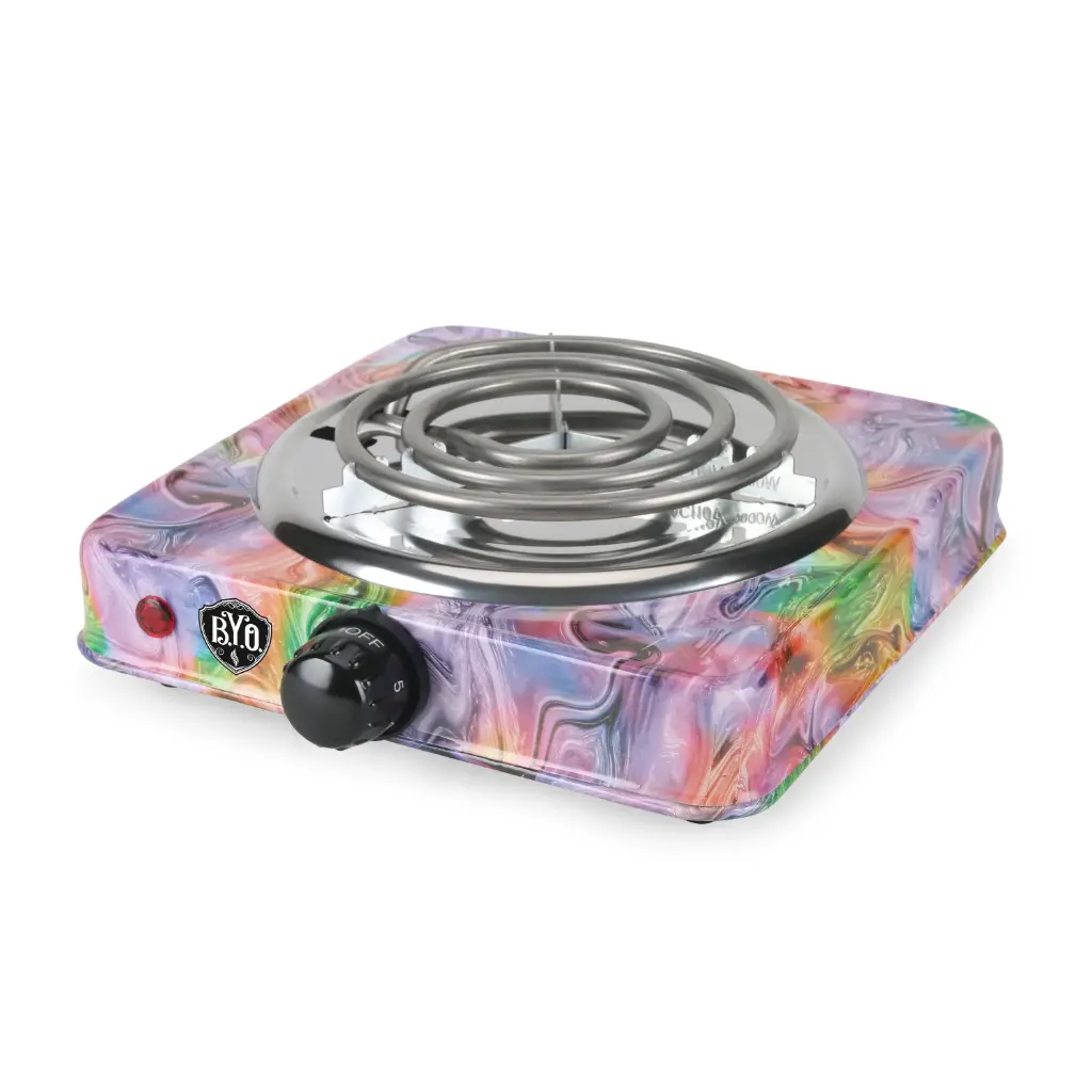 B.Y.O. Electric Hookah Burner Hot Plate, Artistic