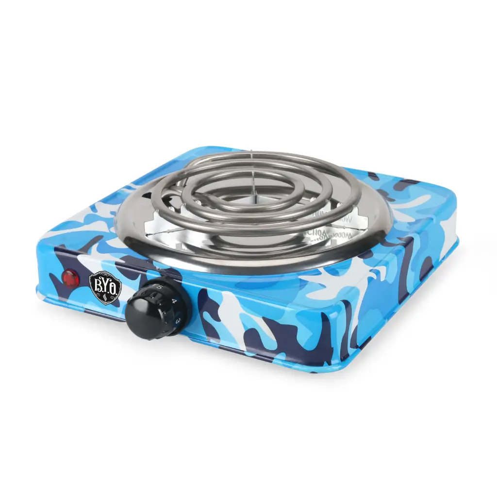 B.Y.O. Electric Hookah Burner Hot Plate, Camo