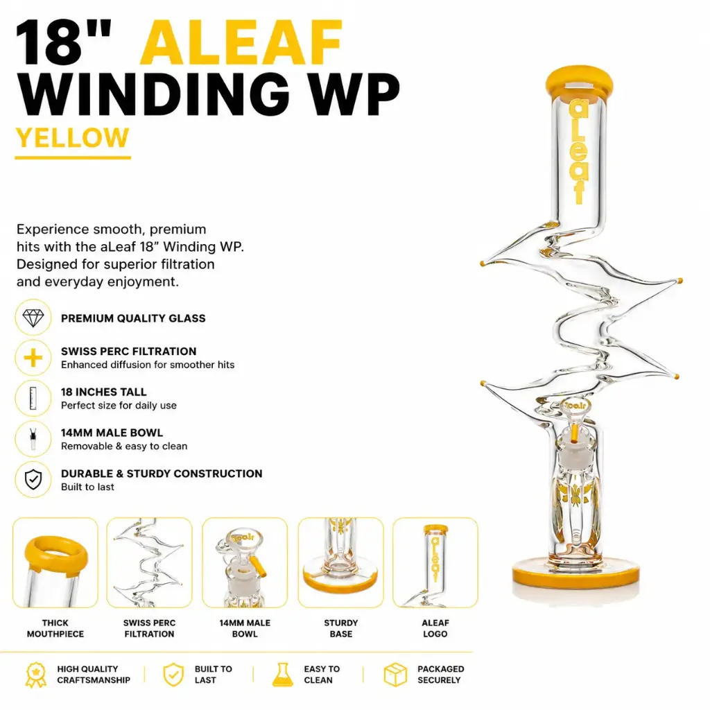 18" ALEAF WINDING WP YELLOW