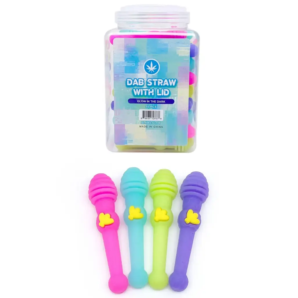 GLOW HONEYCOMB DAB STRAW