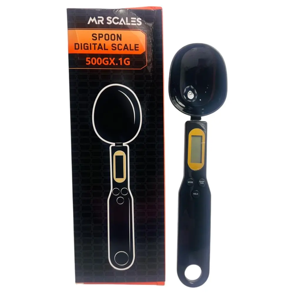 SPOON DIGITAL SCALE BLK