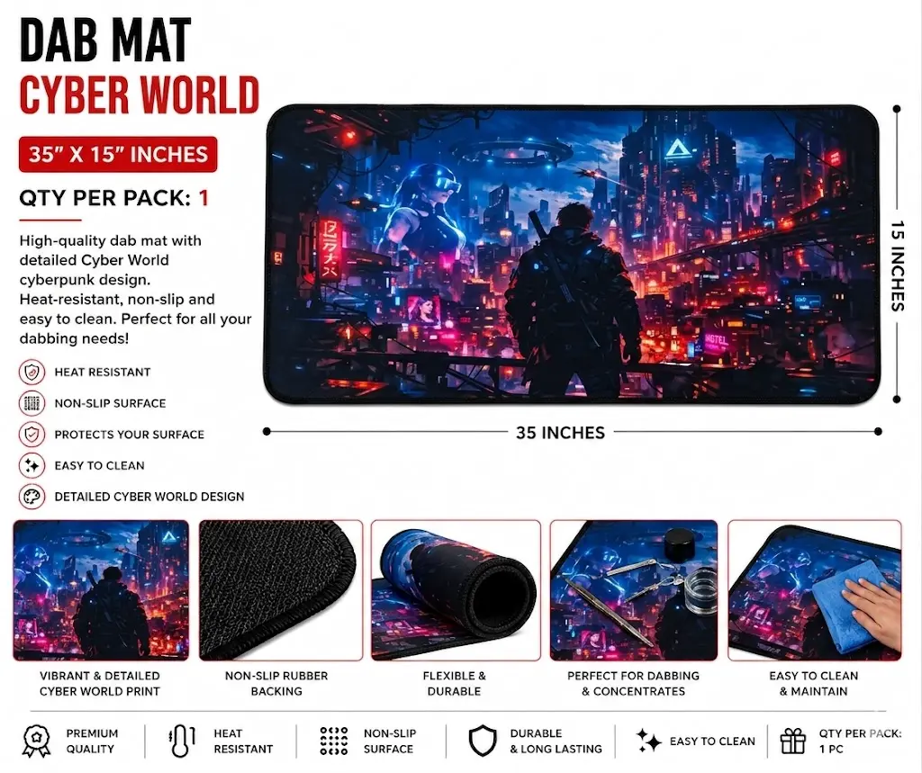 35*15 DAB MAT CYBER WORLD
