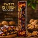 Sweet sujukh 100gr/0.22lb with Walnut (12 pcs per Box)