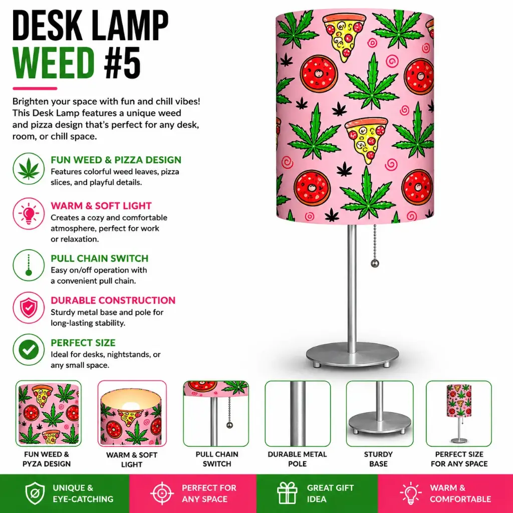 Desk Lamp - Weed #5