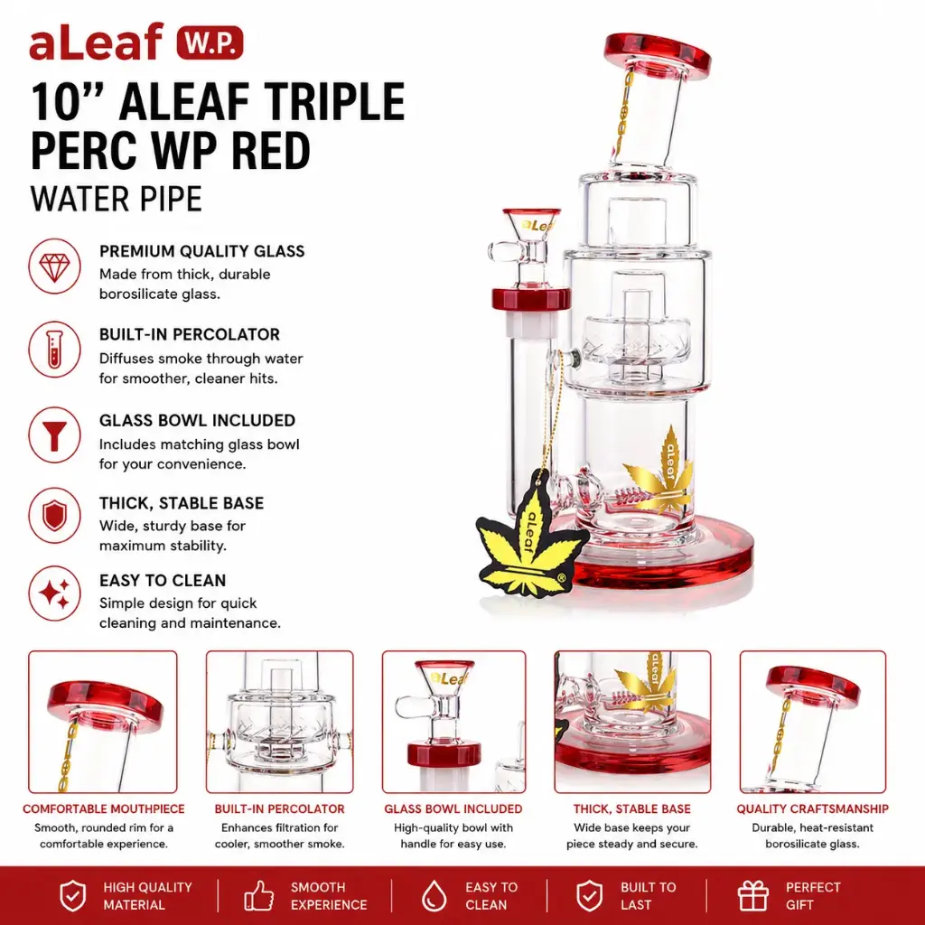 10" ALEAF TRIPLE PERC WP RED
