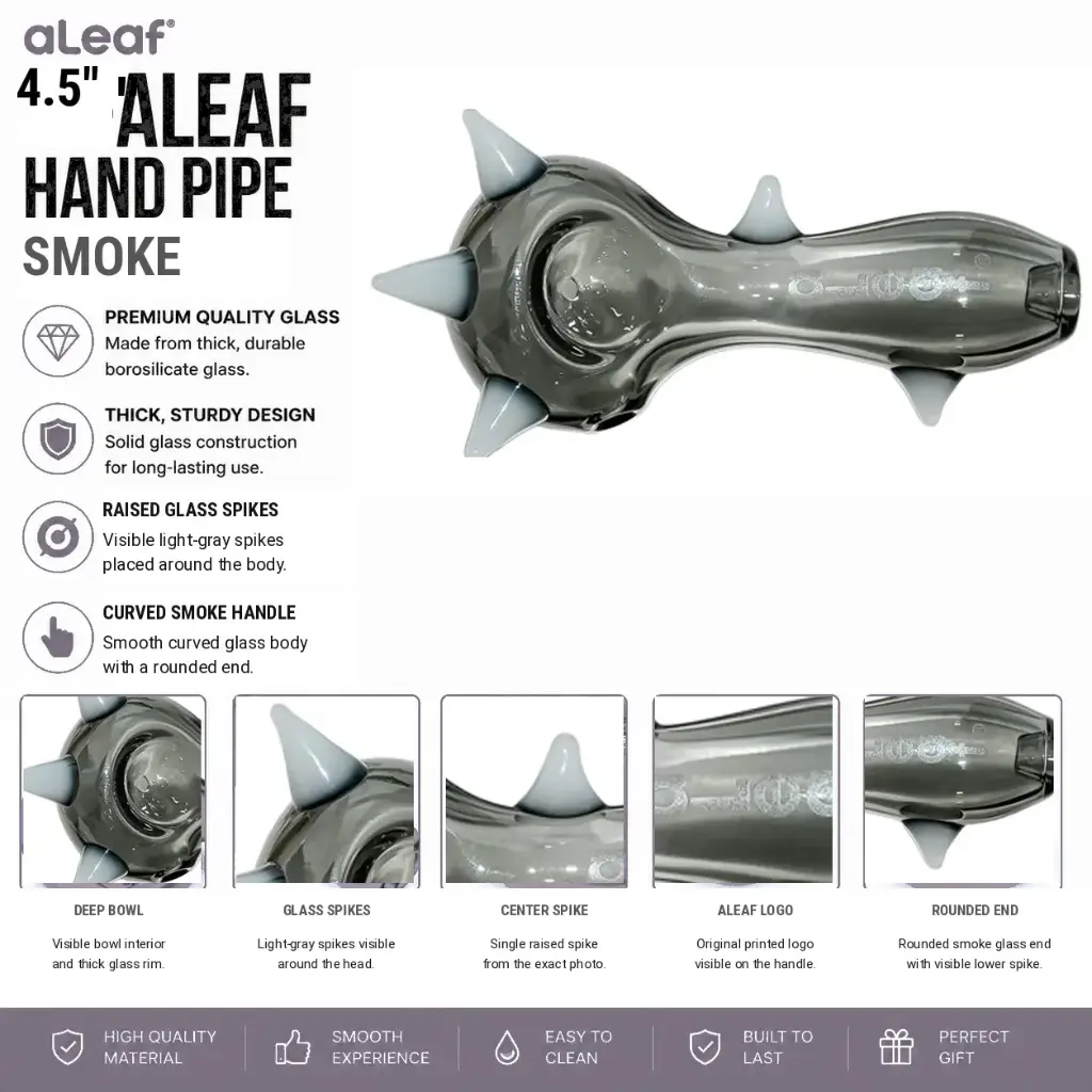 4.5" ALEAF HP SMOKE