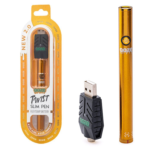 OOZE Twist Slim 2.0 Flex Temp Battery Juicy Orange 1ct
