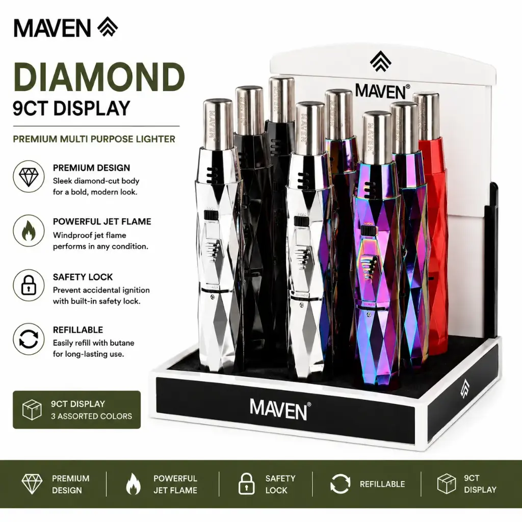 Maven Diamond 9ct Display