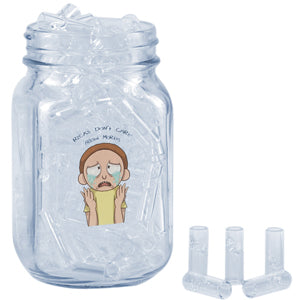 [AM030593] Unbranded Tips Clear (3039) Glass 1.5"
