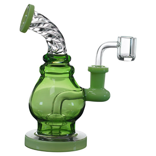 [AM031887] Unbranded Glass Laptern (5526) 6.0" Green